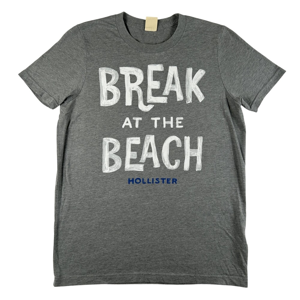 Vintage Hollister Shirt Mens Medium Break At The Beach Graphic Tee Summer Y2K